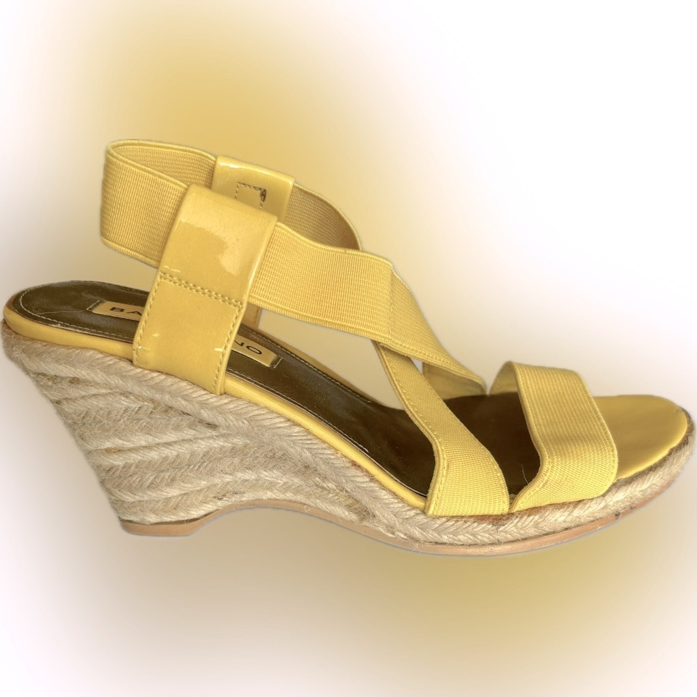 Bandolino Yellow Espadrilles, Size 6